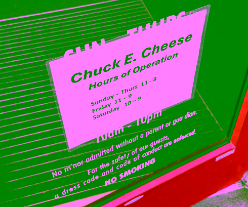 Reduced Hours sign at Annapolis.
