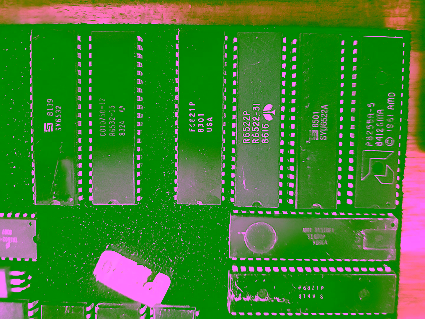 Various EPROMs and ROMs for Chuck E. Cheese arcade games and the Cyberamic Control System
