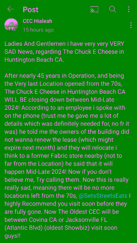 Citation on Huntington’s relocation.
